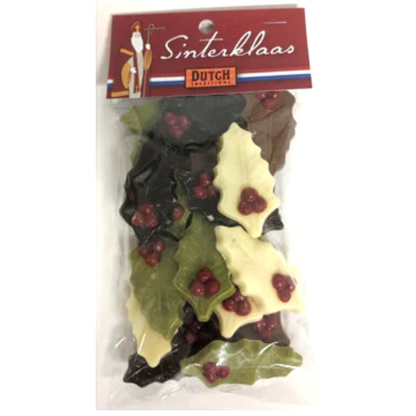 Milk Chocolate Holly Leaves 115g