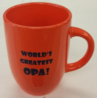 World's Greatest Opa Mug Orange 12oz