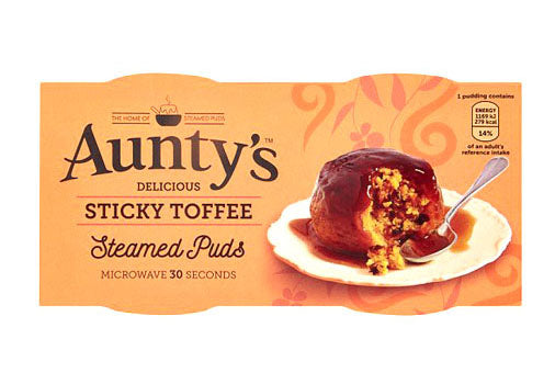 Aunty's Delicious
Sticky Pudding
2x95gr