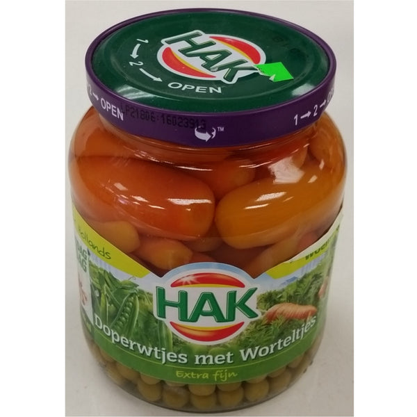 Hak Peas and Carrots